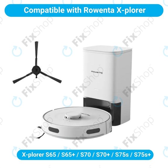 Странична четка, 2 бр. за Rowenta X-plorer S65, S65+, S70, S70+, S75s, S75s+