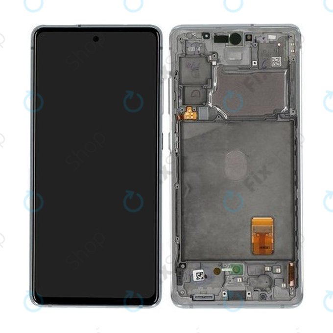 дисплей за Samsung S20 FE G780F, Тъчскрийн и рамка, GH82-24220B, GH82-24219B, GH82-31328B, GH82-31329B, Cloud White, Genuine Service Pack