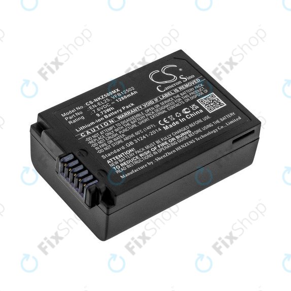 Батерия за Nikon Z50, Z50 ZFC, Z30, Z FC, 1280mAh, Li-Ion, 7.6V, EN-EL25, HQ
