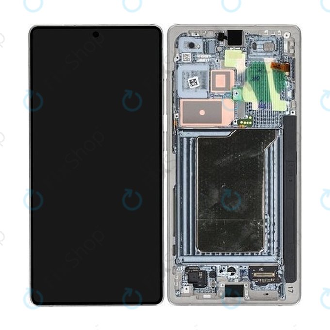Дисплей за Samsung S25 Ultra, Titanium Silver, Тъчскрийн с рамка, GH82-36387A Genuine Service Pack