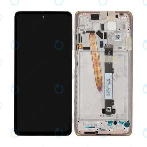 дисплей за Xiaomi Poco X3 Pro, Тъчскрийн и рамка, TFT, 560004J20S00, Metal Bronze, Genuine Service Pack