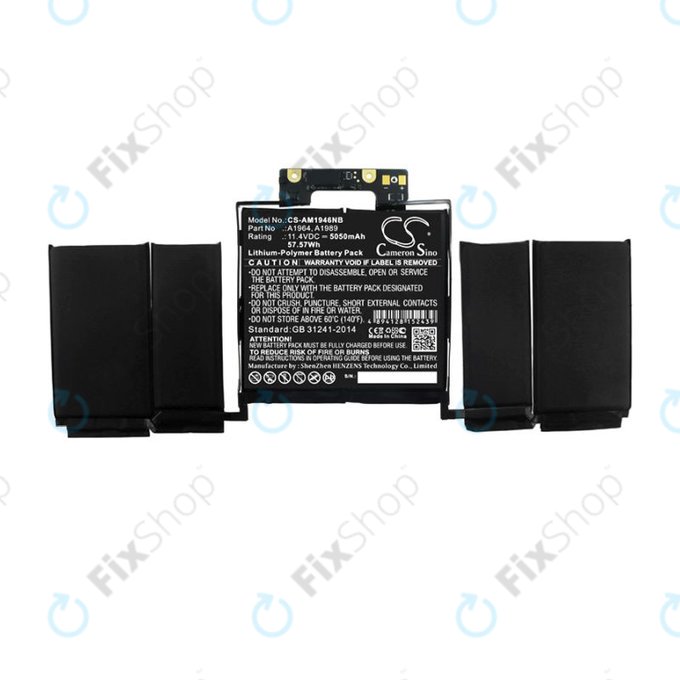 батерия за MacBook Pro 13" A1989 (2018 – 2019), A2251 (2020), A1964, 5050mAh, HQ