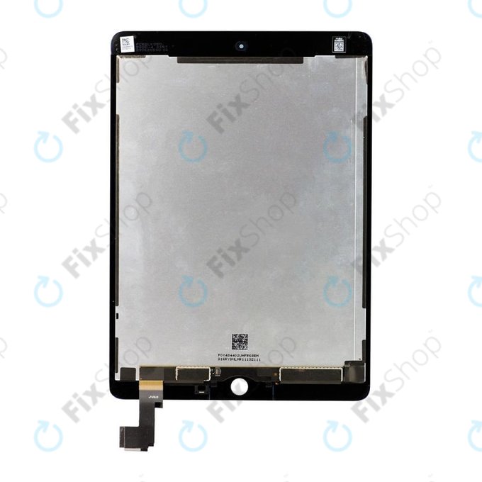 LCD дисплей за iPad Air 2, Black, Тъчскрийн без рамка, Refurbished