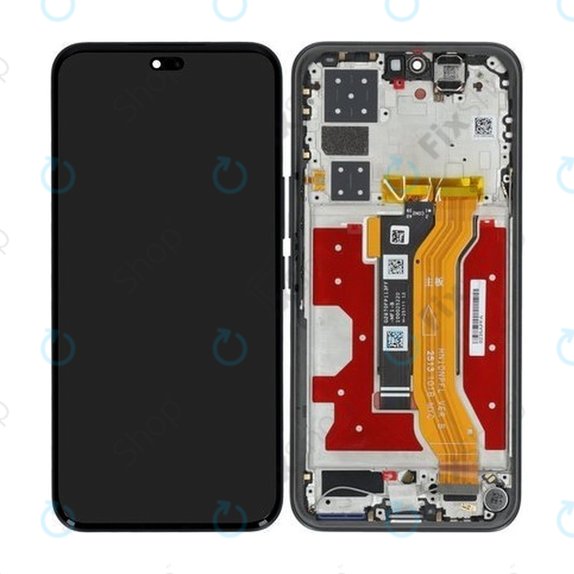 Дисплей за Honor 400 Pro, Midnight Black, Тъчскрийн с рамка, 0235APFA Genuine Service Pack