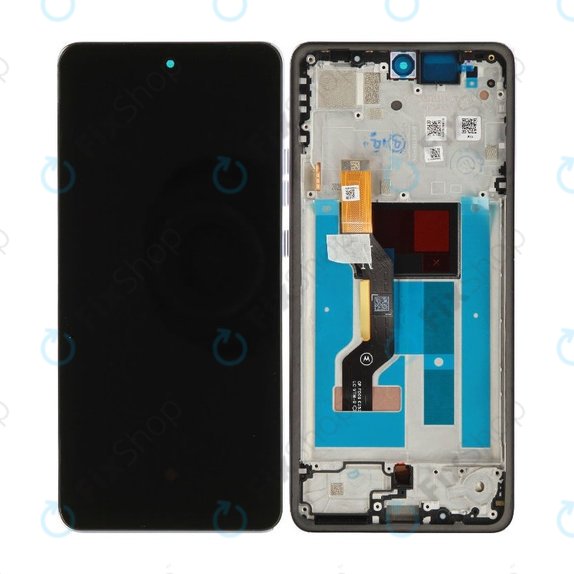Дисплей за Motorola Moto G86 5G, Тъчскрийн с рамка, Cosmic Sky, 5D68C30475, Genuine Service Pack