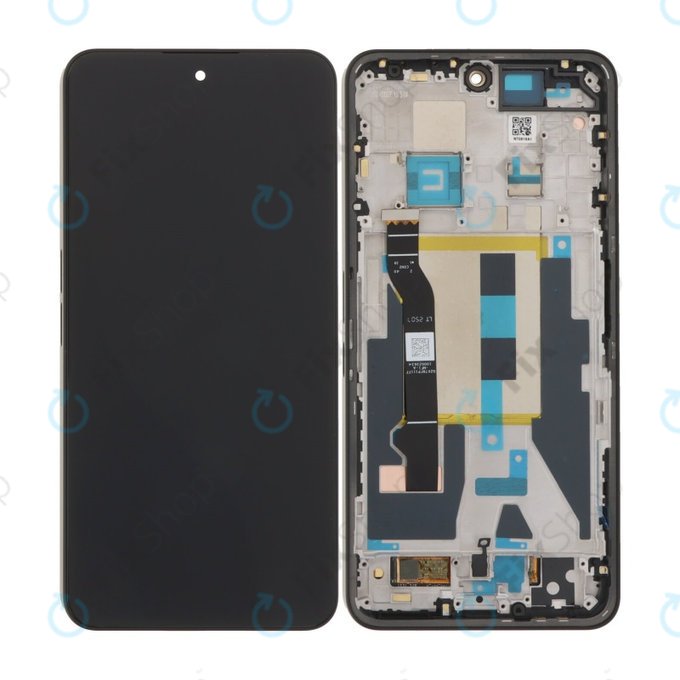 Дисплей OLED за Nothing Phone (3a) Pro, Black, Тъчскрийн с рамка