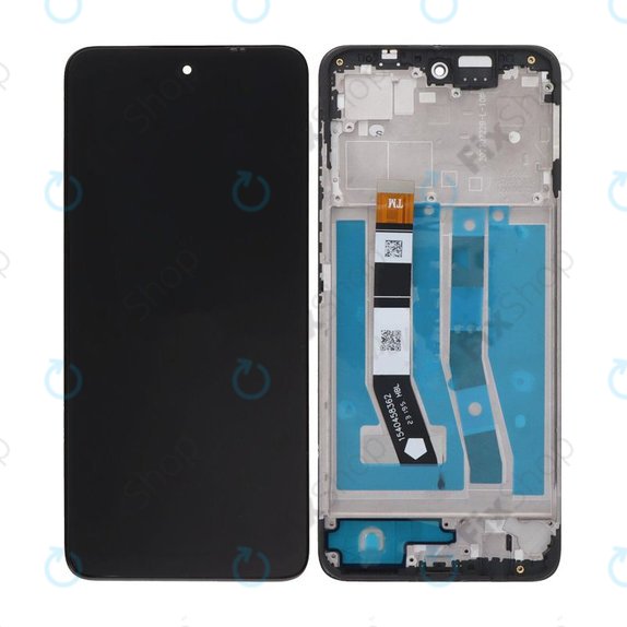 дисплей за Motorola Moto G54 XT2343, Тъчскрийн и рамка, Midnight Blue, TFT