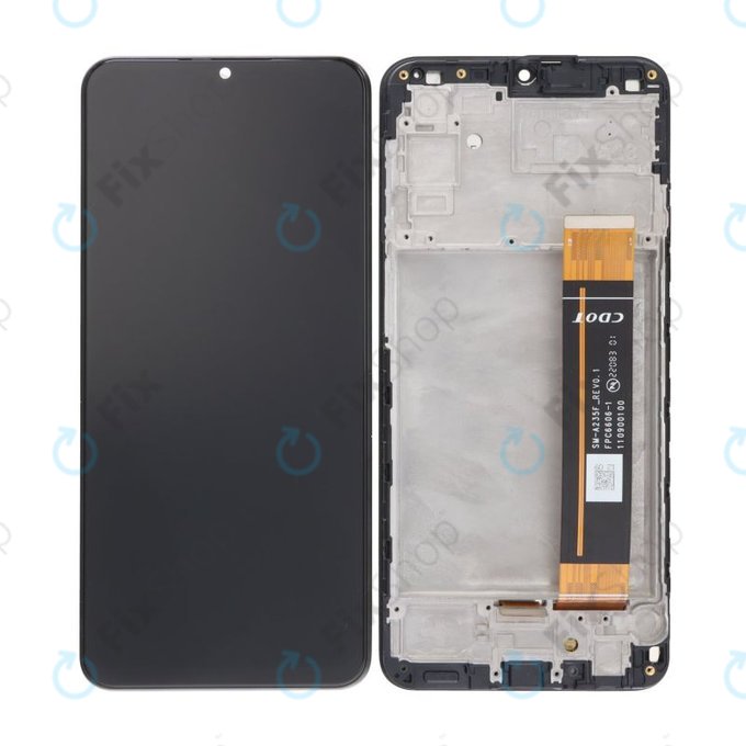 Дисплей за Samsung A23 A235F, Тъчскрийн с рамка, TFT
