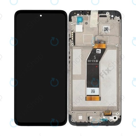 дисплей за Xiaomi Redmi 10 (2022) 21121119SG 22011119UY, Тъчскрийн и рамка, TFT, 560001K19S00, Carbon Gray, Genuine Service Pack
