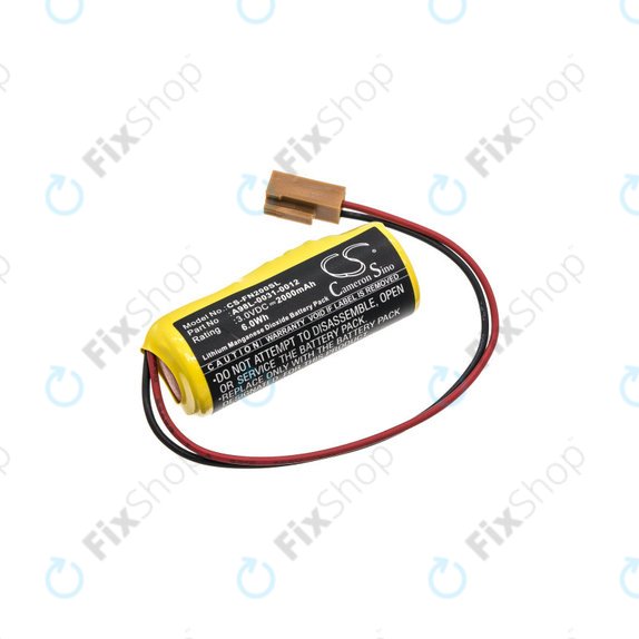 Батерия за GE Fanuc, 2000mAh, Li-MnO2, 3V, A98L-0031-0012, HQ