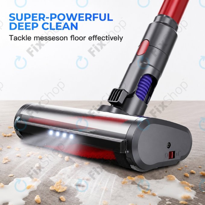 Подова глава с LED светлина за Dyson V-series, Outsize