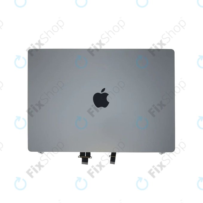 LCD дисплей за MacBook Pro 16", A3403 (2024), с предно стъкло и капак, Nano-Texture, Silver, 661-42324, Genuine Apple