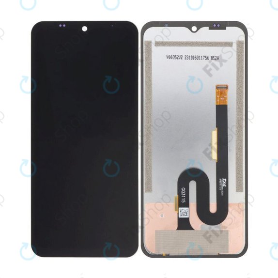 дисплей за Ulefone Armor 22, Тъчскрийн без рамка, TFT