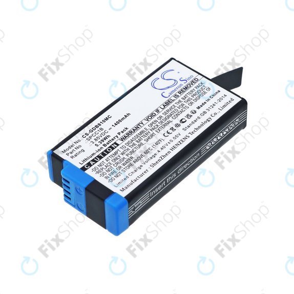 Батерия за GoPro Max, Max 360, Acbat-001, 1400mAh, Li-Ion, 3.85V, SPCC1B, HQ