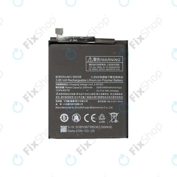 Батерия за Xiaomi Mi Mix 2, 2S, BM3B, 3400mAh