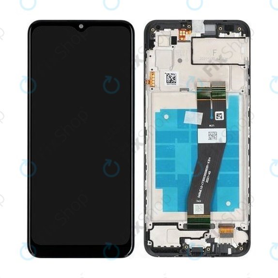 дисплей за Samsung A03 A035G, Тъчскрийн и рамка, TFT