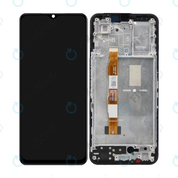 дисплей за Vivo Y22s V2206, Тъчскрийн и рамка, Dark Blue, TFT