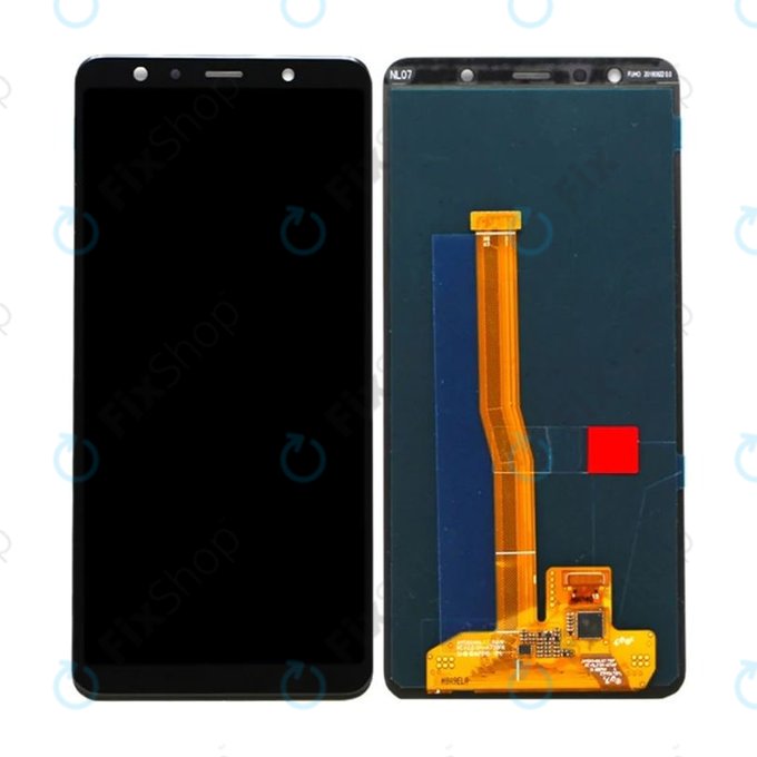 дисплей OLED за Samsung A7 A750F (2018), Тъчскрийн без рамка