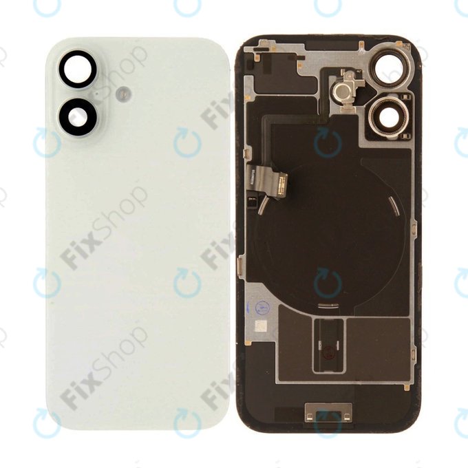 Стъкло на задния капак за iPhone 17, White, Pulled A