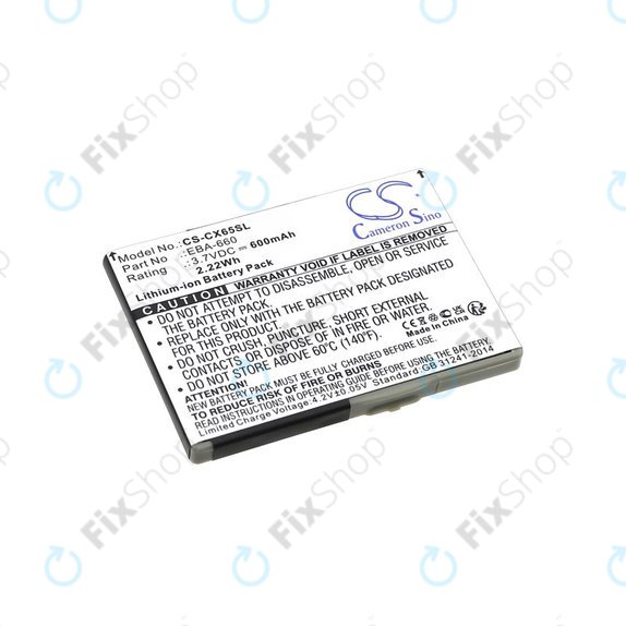 Батерия за Siemens M8, A31, CS66, SS66, 600mAh, Li-Ion, 3.7V, EBA-660, HQ