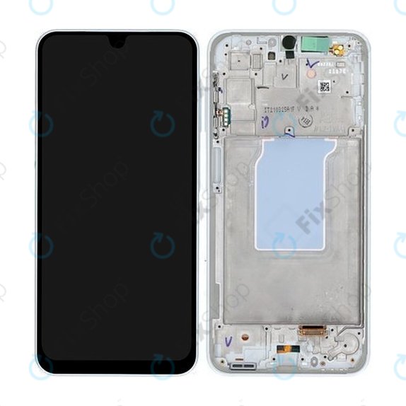 Дисплей за Samsung A26 A266E, White, Тъчскрийн с рамка, GH82-37049B Genuine Service Pack