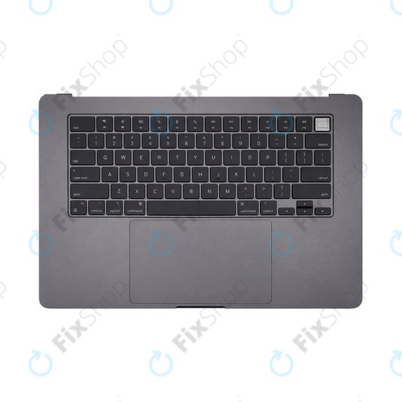 Горен корпус с клавиатура за MacBook Air 15", A3114 (2023), с US клавиатура и батерия, Space Gray, 661-34895, Genuine Apple