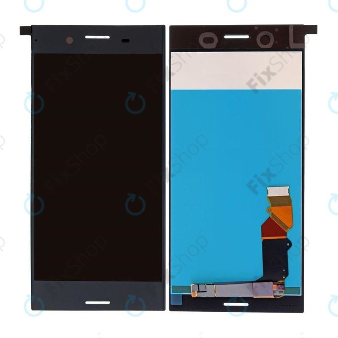 дисплей за Sony Xperia XZ Premium Dual G8142, Тъчскрийн без рамка, Deepsea Black, TFT
