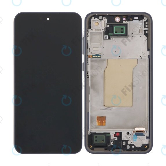 Дисплей OLED за Samsung A35 A356B, Awesome Navy, Тъчскрийн с рамка