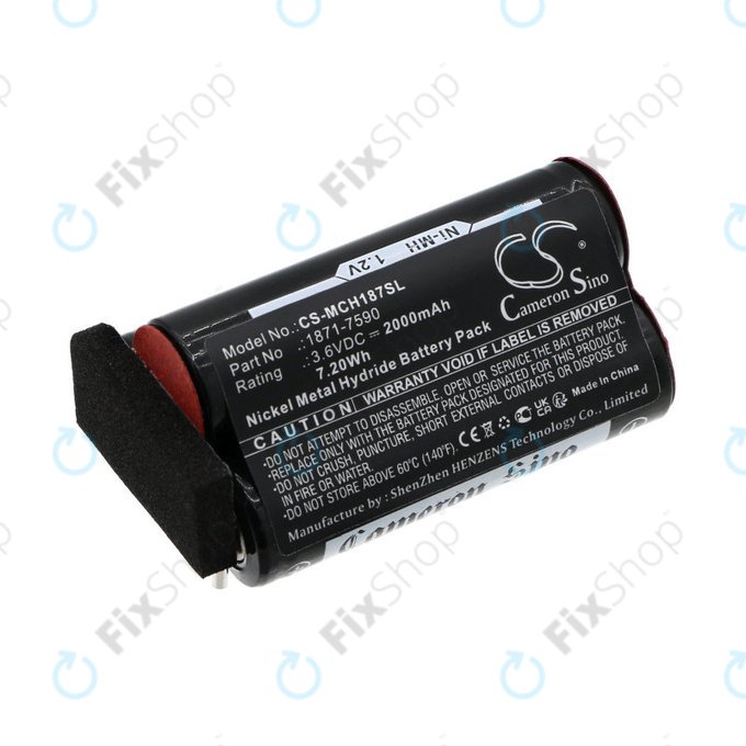 Батерия за Moser ChromStyle, Wella Academy, Super Cordless, 2000mAh, Ni-MH, 3.6V, 1871-7590, HQ