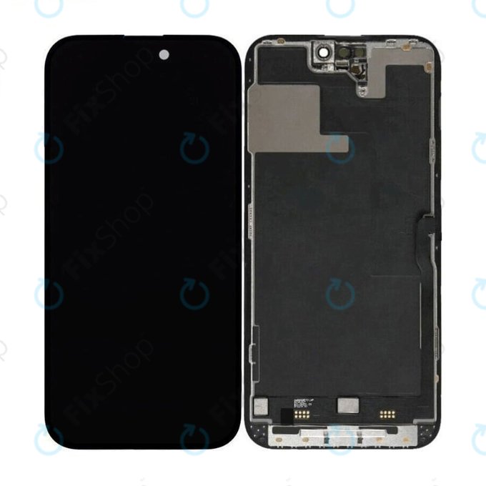 Дисплей Hard OLED за iPhone 14 Pro, Тъчскрийн с рамка, FixPremium