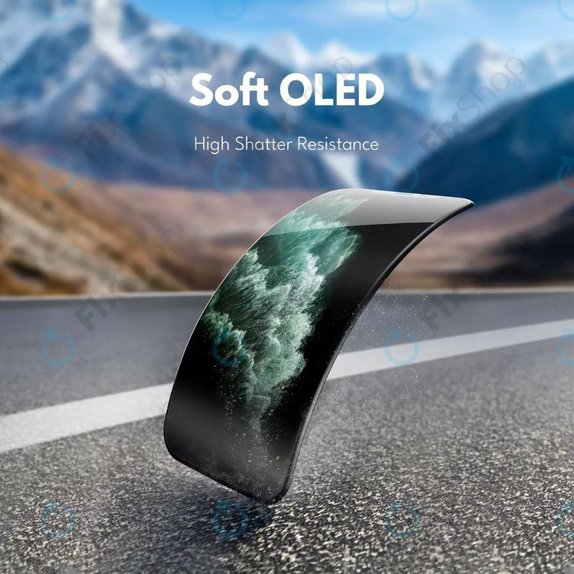 Дисплей Soft OLED 120Hz за iPhone 13 Pro Max, Тъчскрийн с рамка, FixPremium