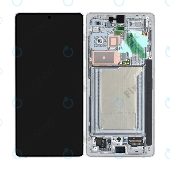 Дисплей за Samsung S25 Ultra, Titanium Silverblue, Тъчскрийн с рамка, GH82-36387C Genuine Service Pack