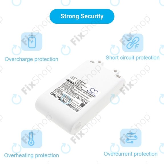 Батерия за Xiaomi Dreame T10, T20, 3027689, Li-Ion 25.2V 2400mAh, HQ