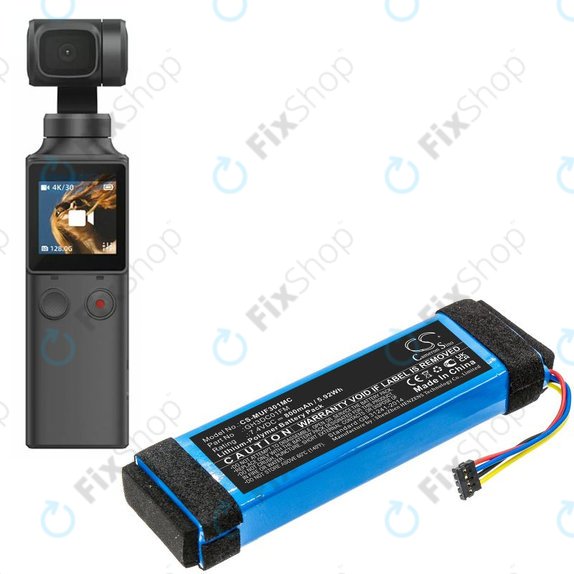Батерия за Xiaomi Fimi Palm, 800mAh, Li-Pol, 7.4V, GH3DC01FM, HQ