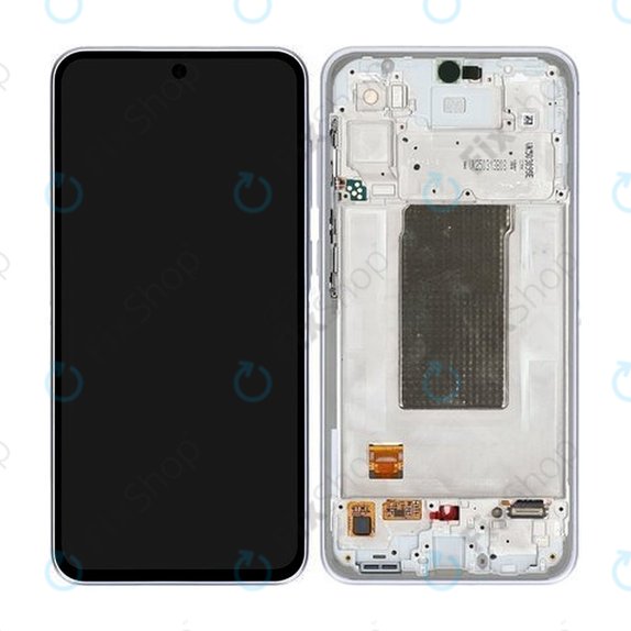 Дисплей за Samsung A36 A366E, Awesome Lavender, Тъчскрийн с рамка, GH82-36841D Genuine Service Pack