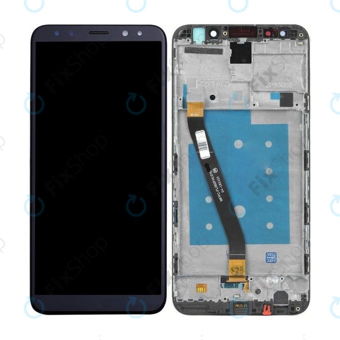 дисплей за Huawei Mate 10 Lite, Тъчскрийн и рамка, черен, Black, TFT