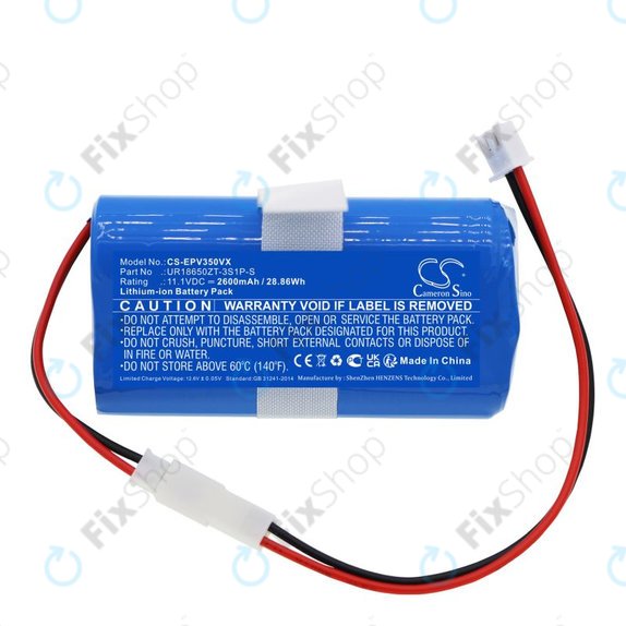 Батерия за Electropan Ilife V3S, 2600mAh, Li-Ion, 11.1V, UR18650ZT-3S1P-S, HQ