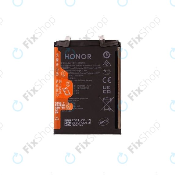 Батерия за Honor 50, HB476489EFW, 4300mAh, 02354GNH, Genuine Service Pack