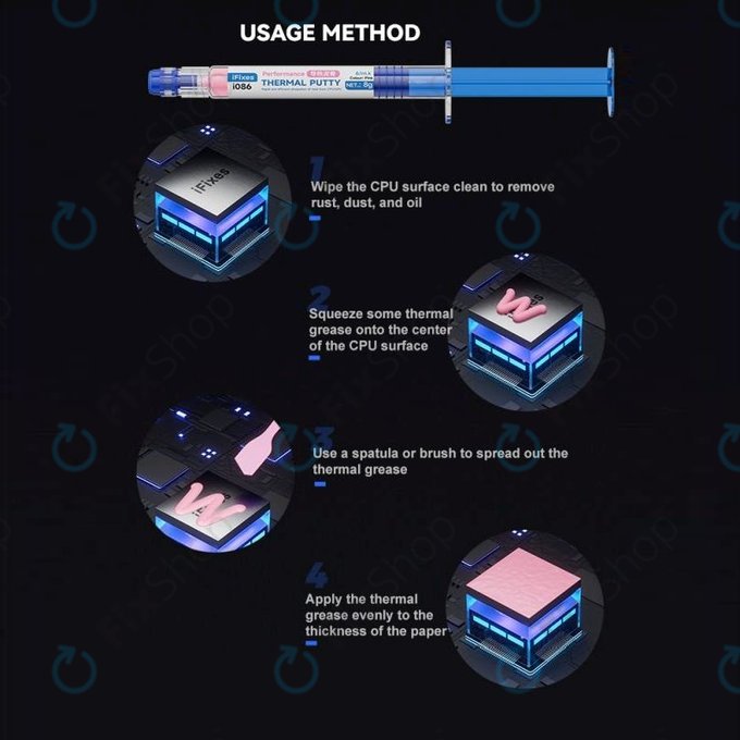 Термална паста за телефони и таблети iFixes i506 Pink Performance Thermal Compound, 50g