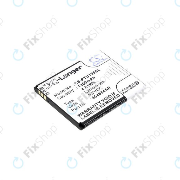 Батерия за Panasonic Kx-Tu150, Kx-Tu150exr, 1300mAh, Li-Ion, 3.7V, 454854AR, HQ