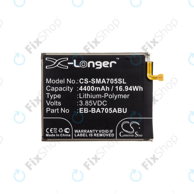 Батерия за Samsung A70 A705F, 4400mAh, Li-Pol, 3.85 V, EB-BA705ABU, HQ