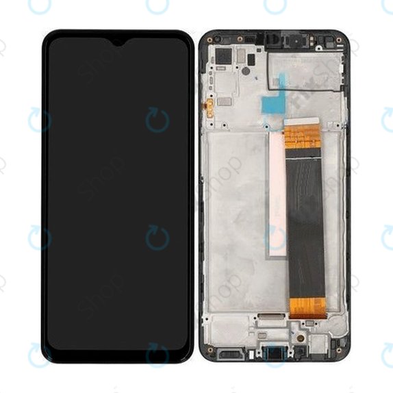 дисплей за Samsung M33 5G M336B, Тъчскрийн и рамка, черен, Black, TFT