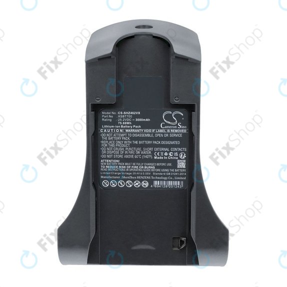 Батерия за Shark IZ, 3000mAh, Li-Ion, 25.2V, XSBT700, HQ