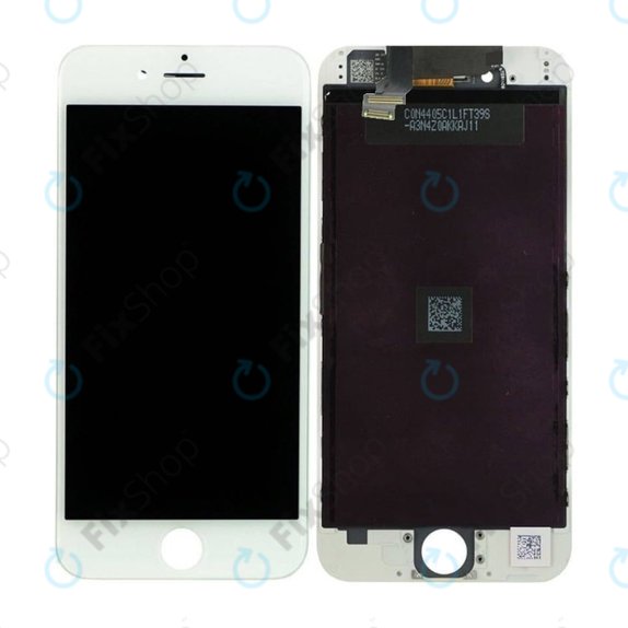 Дисплей In-Cell за iPhone 6, White, Тъчскрийн с рамка, FixPremium
