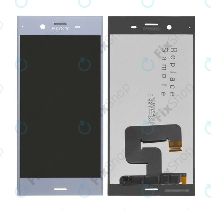 дисплей за Sony Xperia XZ1 G8341, Тъчскрийн без рамка, Сребро, Silver, TFT