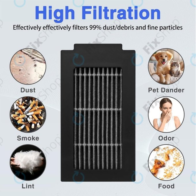 HEPA филтър, 2 бр. за Ecovacs Deebot T50 Omni, T50 Pro Omni, T50 Max, T50 Max Pro Omni