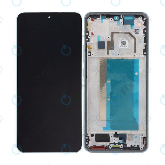 дисплей OLED за Xiaomi 13T 13T Pro, Тъчскрийн и рамка, Meadow Green