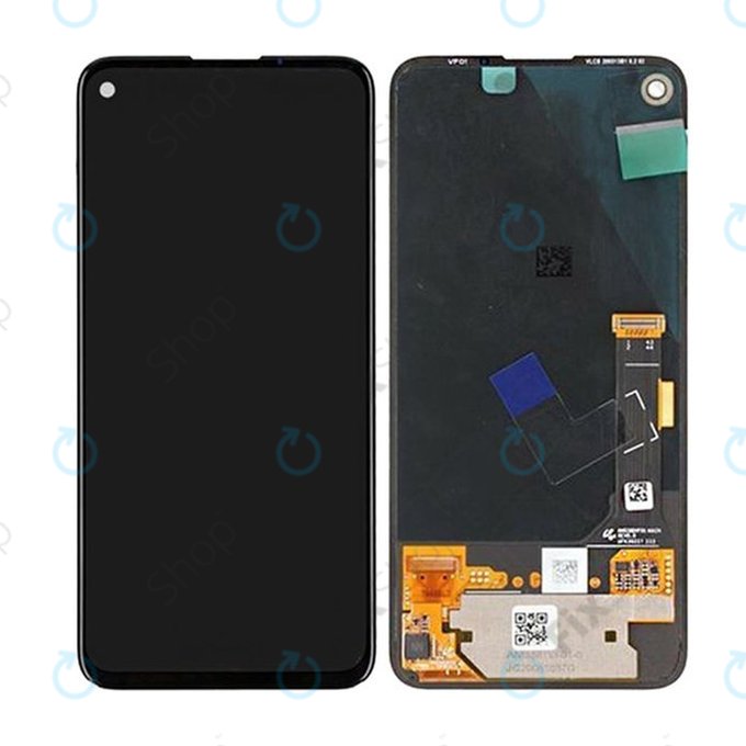 дисплей OLED за Google Pixel 4a 4G, Тъчскрийн без рамка, G949-00007-01, Genuine Service Pack