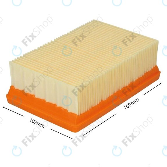 Плосък филтър за Kärcher WD-series, MV-series, KWD-series