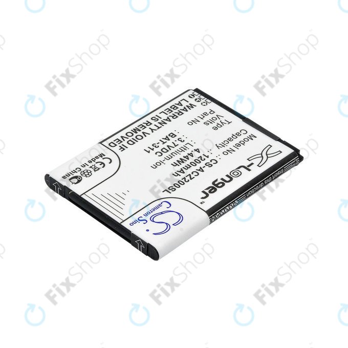 Батерия за Acer Liquid Z200, BAT-311, Li-ion, 3.7V, 1200mAh, HQ